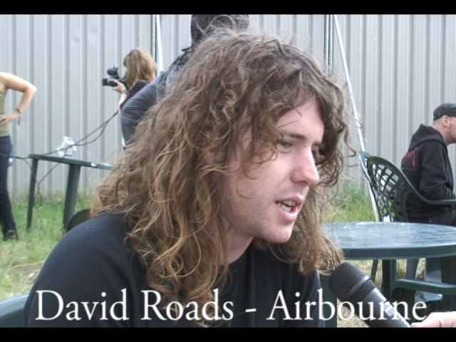 Airbourne's David Roads is a fan of Rose Tattoo